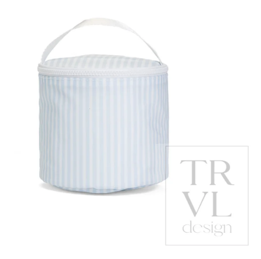 TRVL Snack Tote Pimlico Stripe Blue