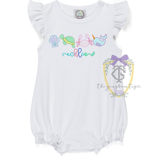 Beachy Bubble or Ruffle Tee
