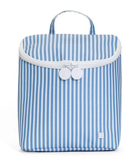 Take Away Bottle Bag - Pimlico Stripe Chambray