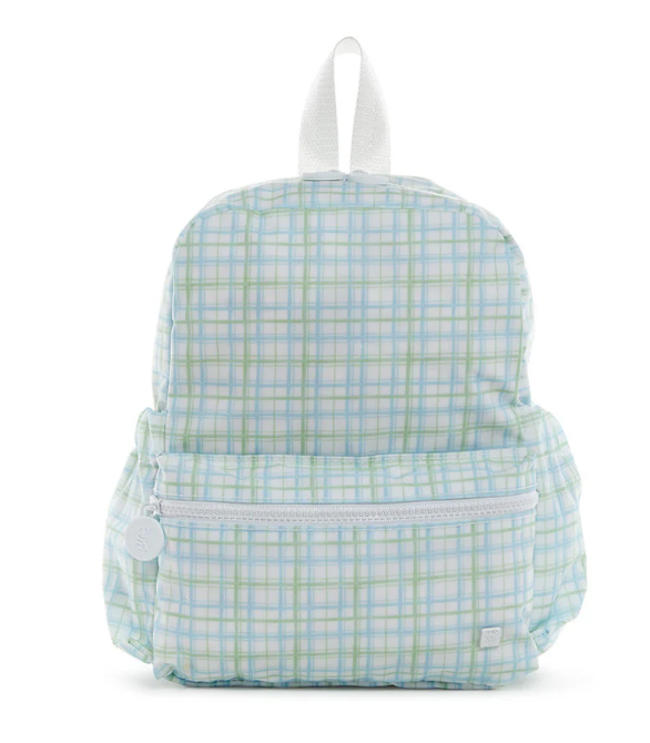 Trvl Mini  Backpacker - Classic Plaid Green