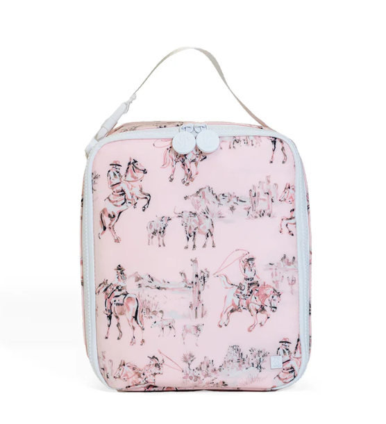 TRVL Lunch Box - Cowgirl Toile
