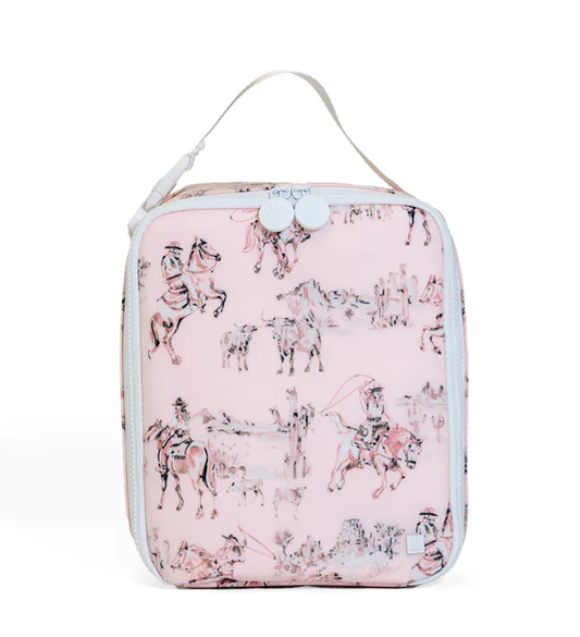 TRVL Lunch Box - Cowgirl Toile