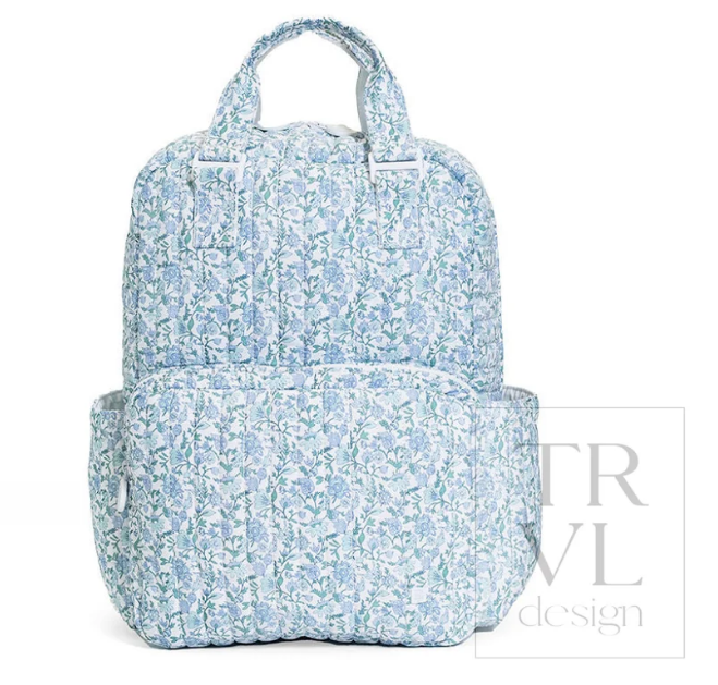 Quilted All You Need Bag - Hamptons Floral
