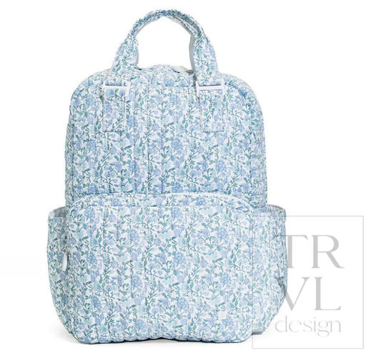 Quilted All You Need Bag - Hamptons Floral