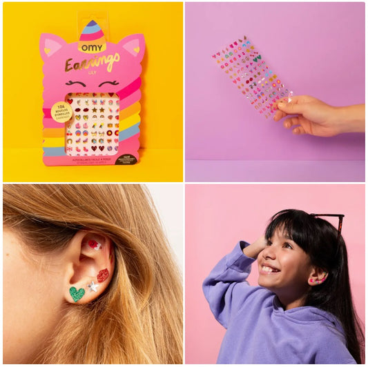 Kids Sticky Earrings - Unicorn