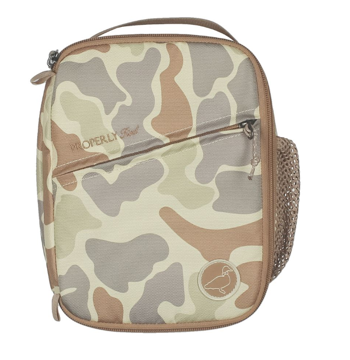 Properly Tied Field Camo Lunchbox