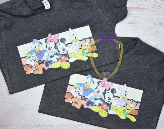 Mouse Friends Printed Tee