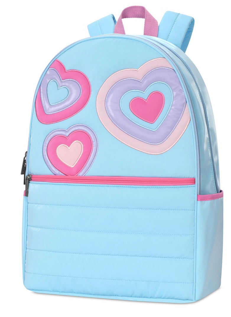 Happy Heart Puffer Backpack