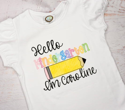 Hello {GRADE} tee