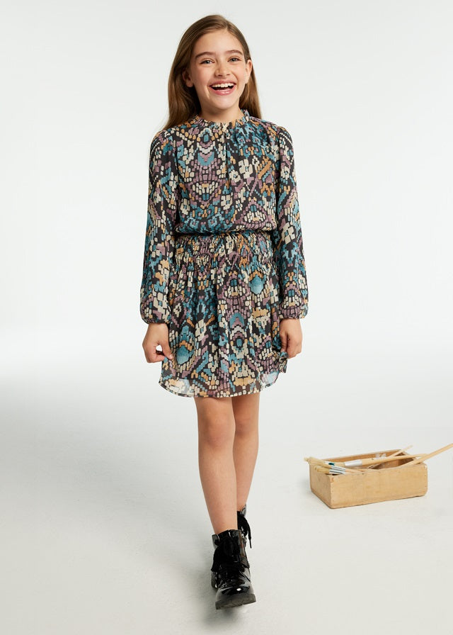 Mayoral Smock Waist Dress