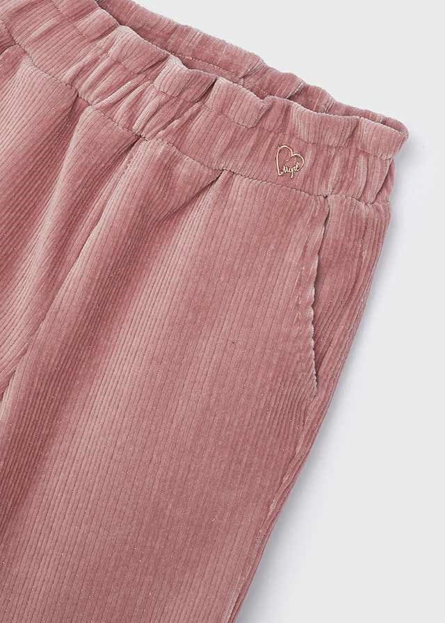 Mayoral Rosado High Waist Crop Pant