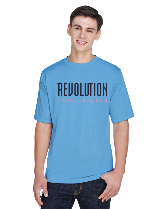 Light Blue Revolution Soccer Club Performance Tee