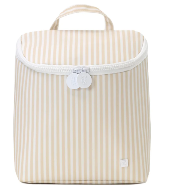 Take Away Bottle Bag - Pimlico Stripe Sand
