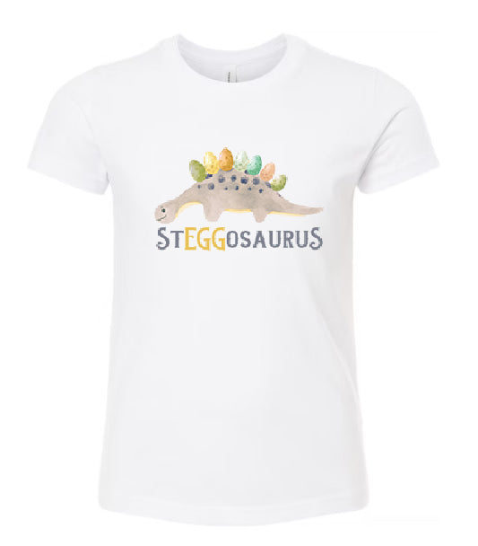 Boys stEGGasorus print tee