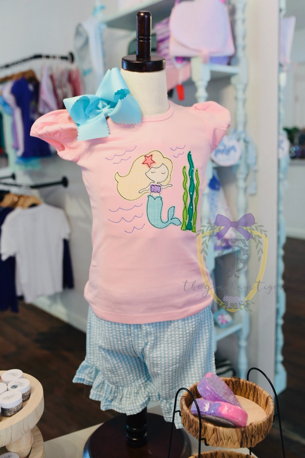 Mermaid Applique Shirt