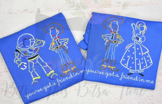 Toy Friends Embroidery Shirt