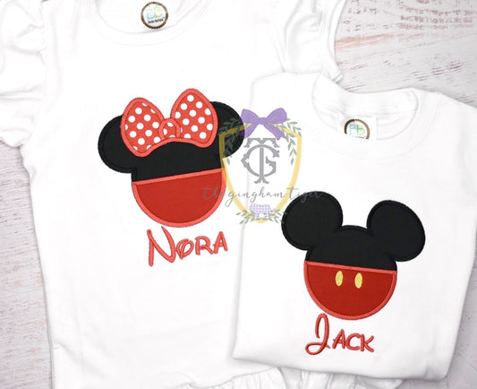 Classic Mouse Applique Tee