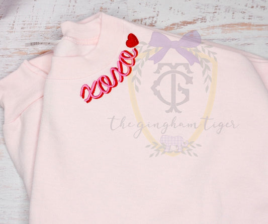 Xoxo Neck Sweatshirt