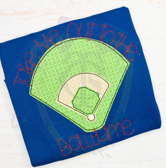 Baseball Field Applique