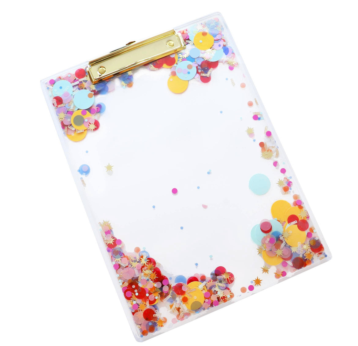 Packed Party Glitter Clipboard