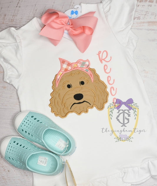 Golden Doodle Applique Tee