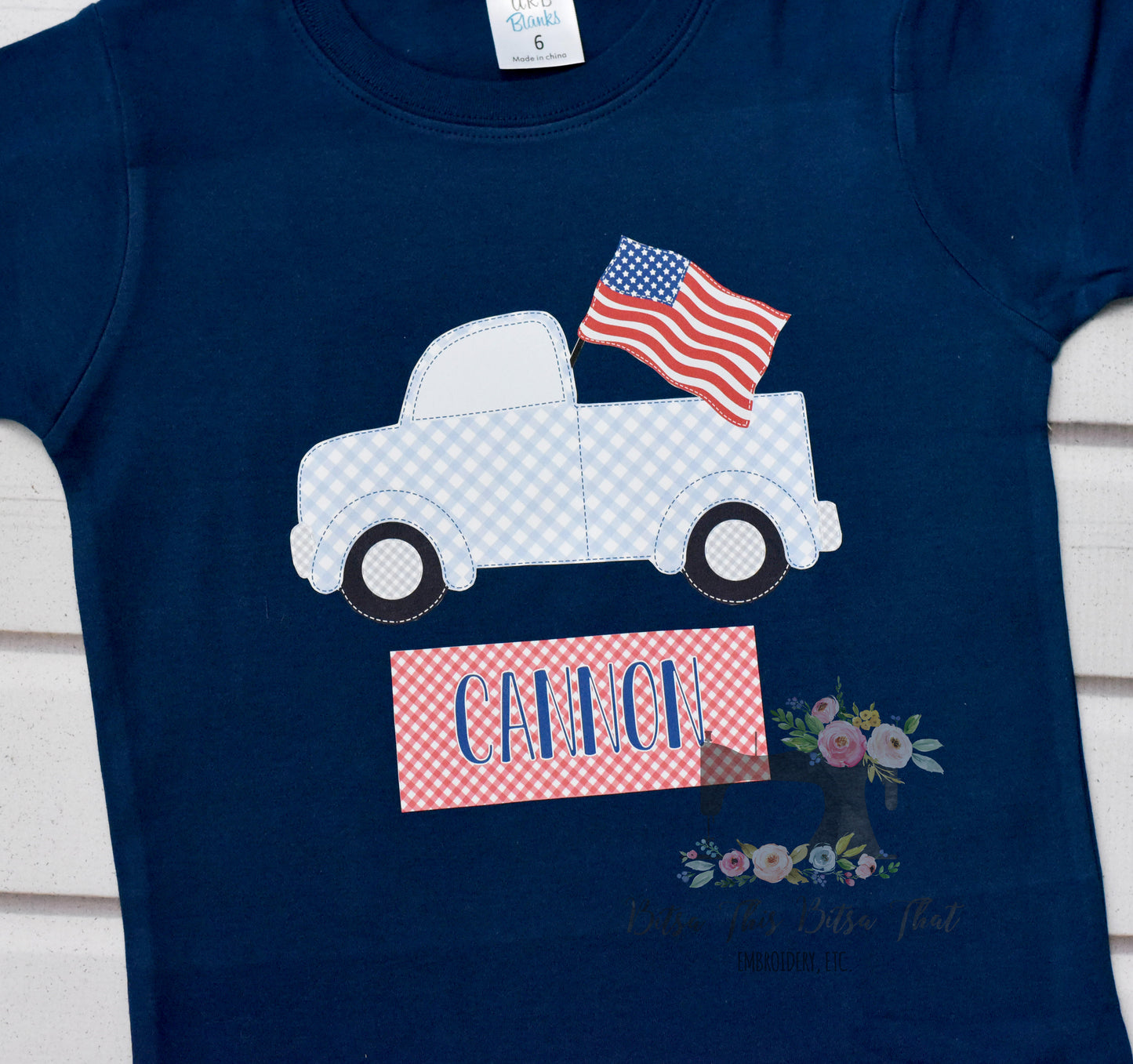 Patriotic Printed Truck Tee