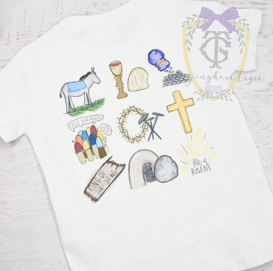 He is Risen Story Tee