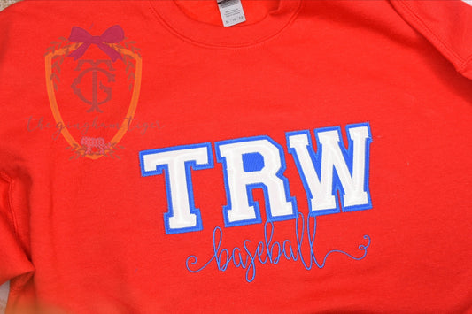 Team Spirit Applique Tee or Sweatshirt